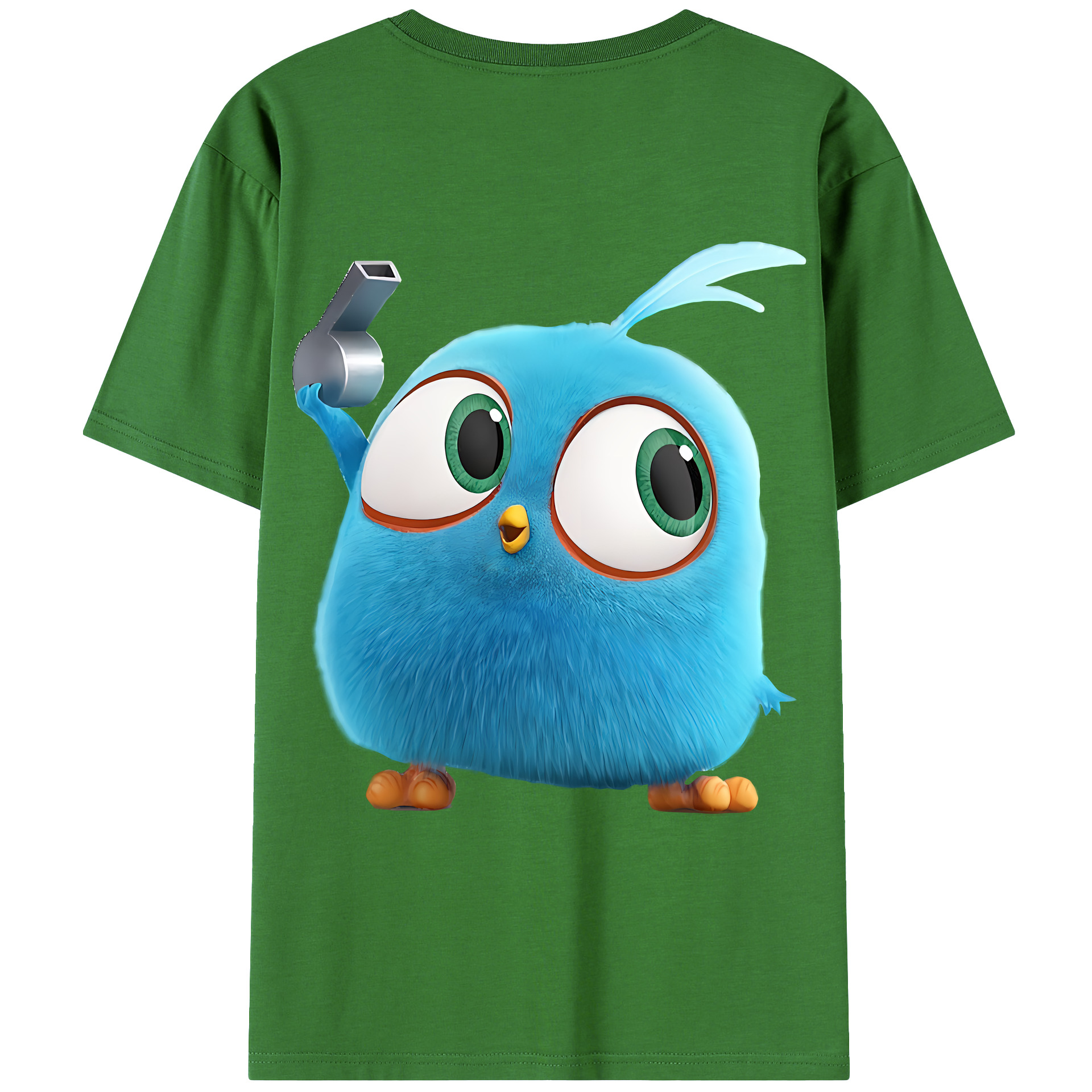 （画像用） Angry Birds アングリーバード レディース半袖Tシャツ(バックプリント)